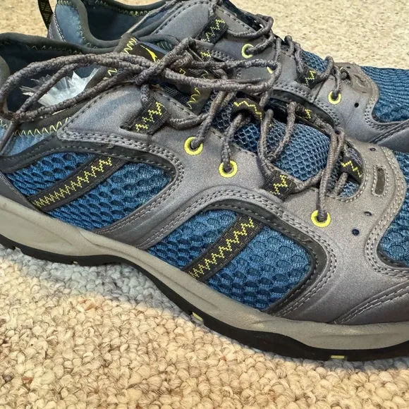 L.L. Bean Blue and Gray Athletic Shoes with Breathable Mesh