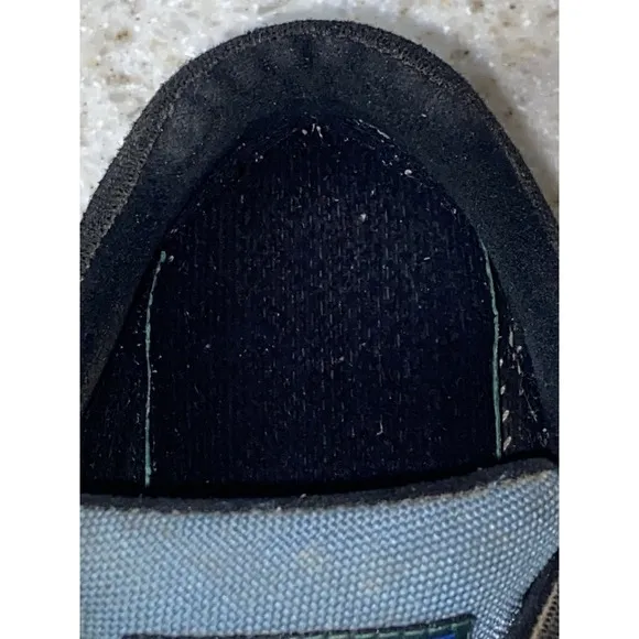 L.L. Bean Men's 10 W Hiking Walking Shoes Brown Suede/Blue Nylon