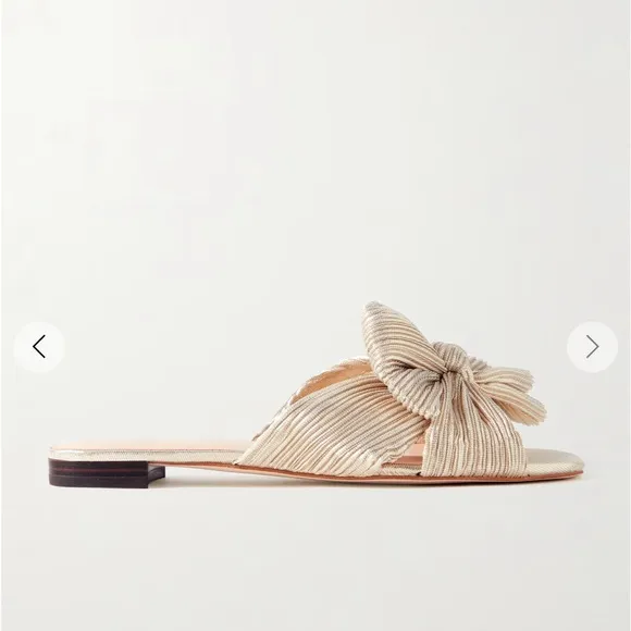 Loeffler Randall Daphne Bow Slide Sandals 8