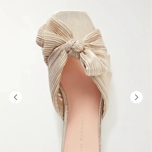 Loeffler Randall Daphne Bow Slide Sandals 8