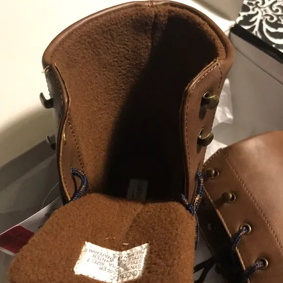 London Fog “Wynter” Duck Boot Navy size 7 NIB