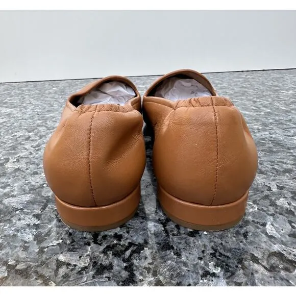 Loq Leather Flat Shoes Made In Spain Brown Women’s Size 39