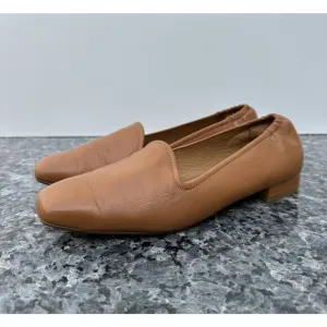 Loq Leather Flat Shoes Made In Spain Brown Women’s Size 39