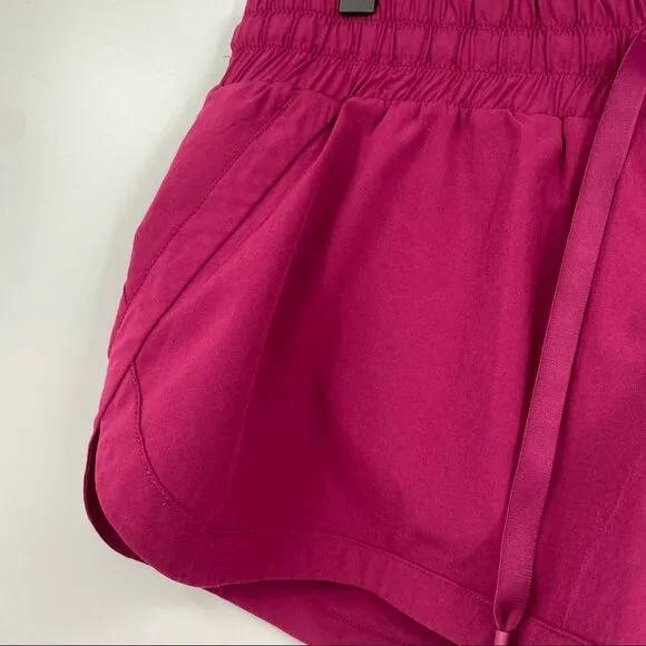 Lorna Jane running shorts raspberry wine maroon woman’s size small