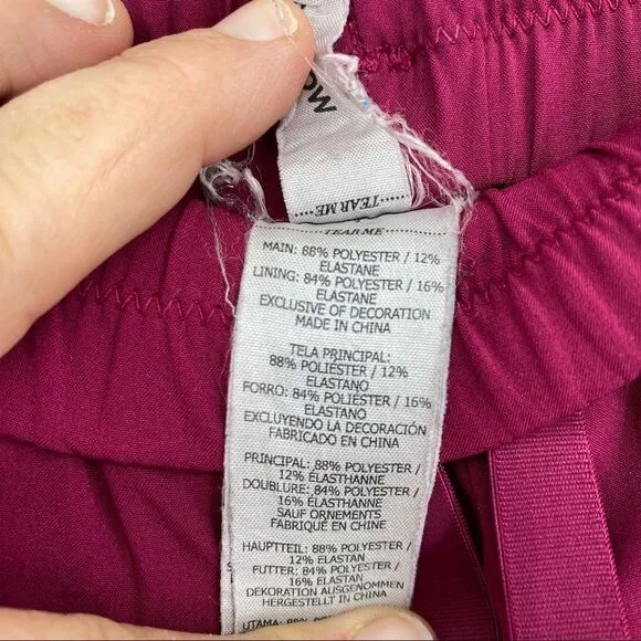 Lorna Jane running shorts raspberry wine maroon woman’s size small