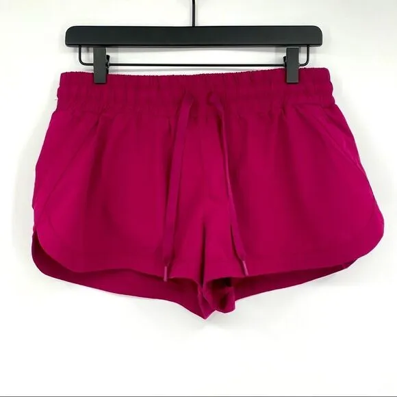 Lorna Jane running shorts raspberry wine maroon woman’s size small