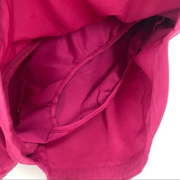 Lorna Jane running shorts raspberry wine maroon woman’s size small