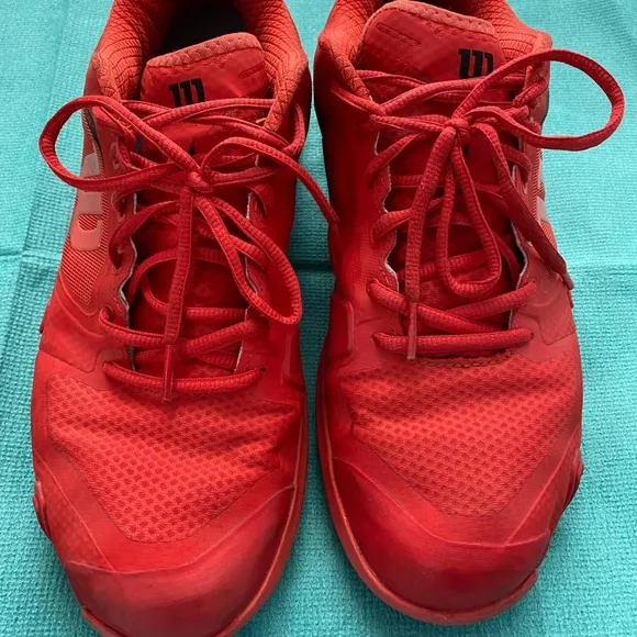 lot of gently used 10.5 pickle ball sneakers .