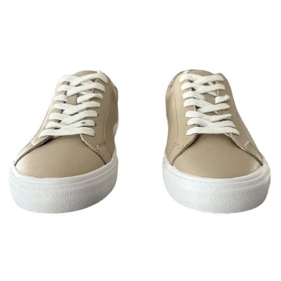 Lucky Brand Cow Napoli Cream Shoes Sneakers Stucco LP-Dianna Women’s Size 8.5 M