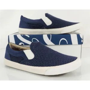 Lucky Brand Viah Slip On Sneaker Moroccan Blue Fisher Woven Size 10