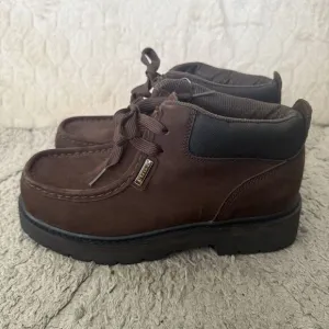 Lugz Drifter Ripstop Chukka Boots Ankle Brown Slip Resistant Mens Size 6.5