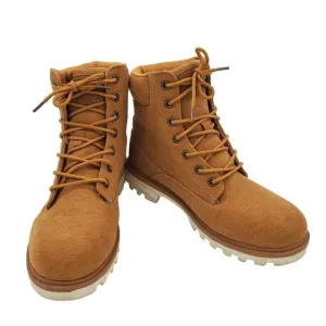 𝅺lugz Flexastride Brown Slip Resistant Memory Foam Work Style Ankle Boots Size 9