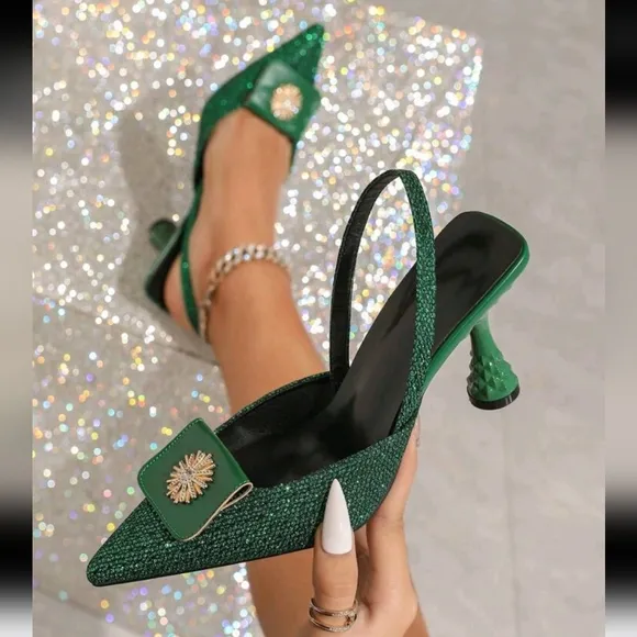 Luxury Elegant Lady Style Headwrap Sandals Women Shoes,Summer Pointed Toe