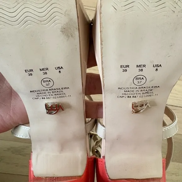 Made in Brazil Women's Nude and Pink Sandals