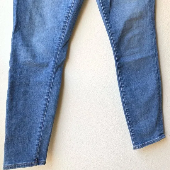 Madewell 9” high riser skinny skinny Button Fly crop jeans Sz 26