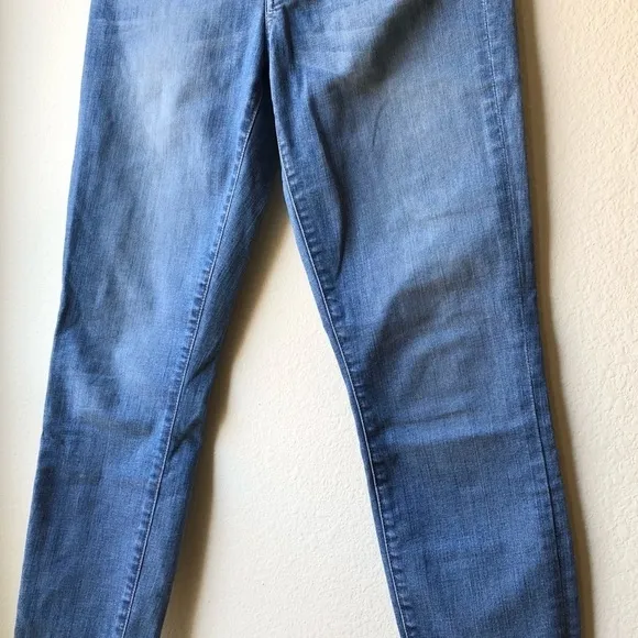 Madewell 9” high riser skinny skinny Button Fly crop jeans Sz 26