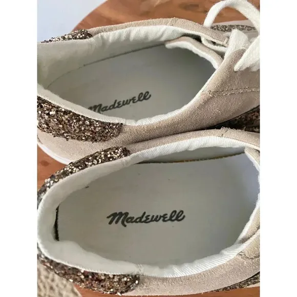 Madewell Shoes Women’s 8 Sidewalk Low Top Glitter Sneakers