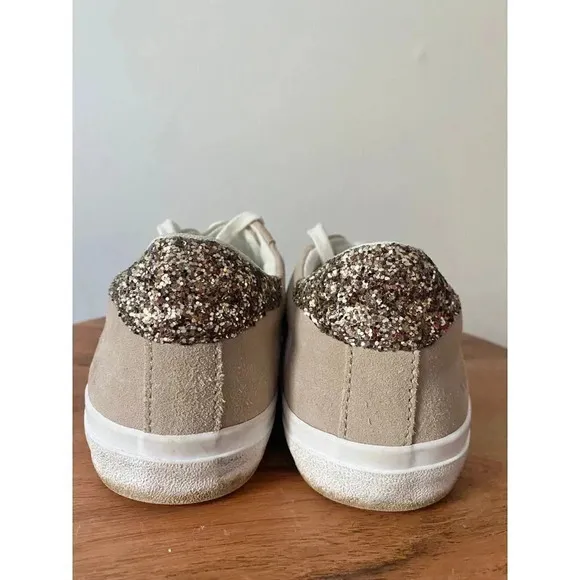 Madewell Shoes Women’s 8 Sidewalk Low Top Glitter Sneakers