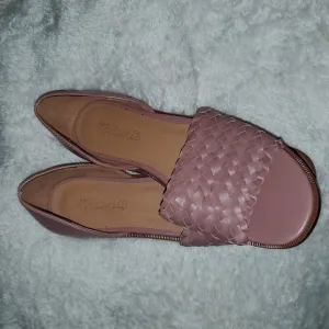 Madewell The Kinsley d'Orsay Flat in Woven Leather Size 7.5
