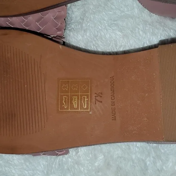 Madewell The Kinsley d'Orsay Flat in Woven Leather Size 7.5