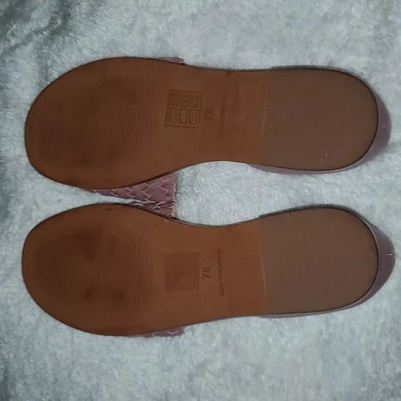 Madewell The Kinsley d'Orsay Flat in Woven Leather Size 7.5
