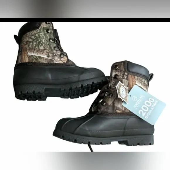 Magellan Outdoors Boys Camo Duck Boot Size 1