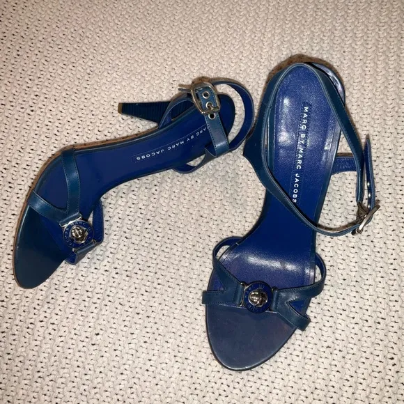 Marc by Marc Jacobs Turnlock Heel Sandals