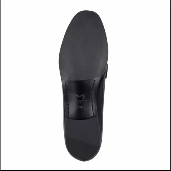 Marc Fisher Zimma Studded Loafer Flats |Marc Fisher Black Leather Flat Shoes 6.5