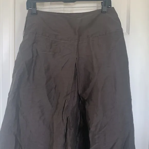 MaxMara skirt - brownish dark grey, size 8, fits large, 2 pockets