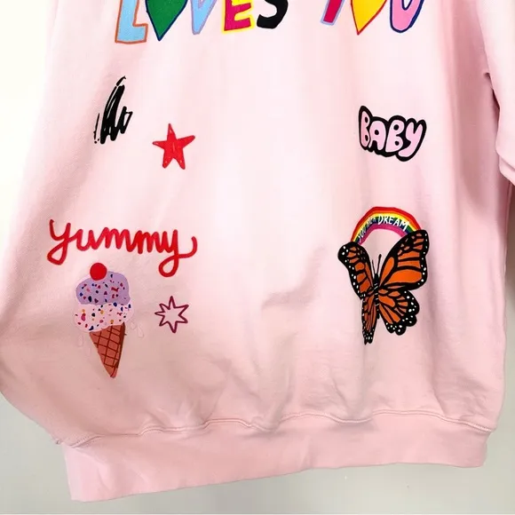 Mayfair x I Scream Colour SOMEBODY LOVES YOU CREWNECK