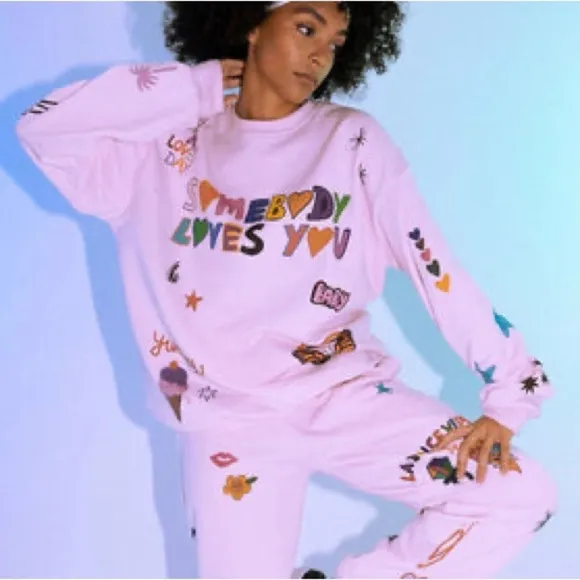 Mayfair x I Scream Colour SOMEBODY LOVES YOU CREWNECK
