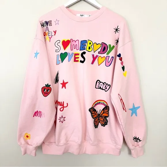Mayfair x I Scream Colour SOMEBODY LOVES YOU CREWNECK