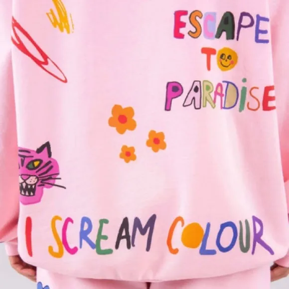 Mayfair x I Scream Colour SOMEBODY LOVES YOU CREWNECK