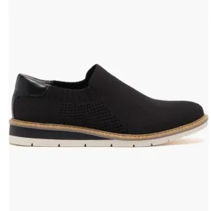 Me Too New Haze Slip-On Wedge Black Knit Shoe Women’s Size 9 NIB