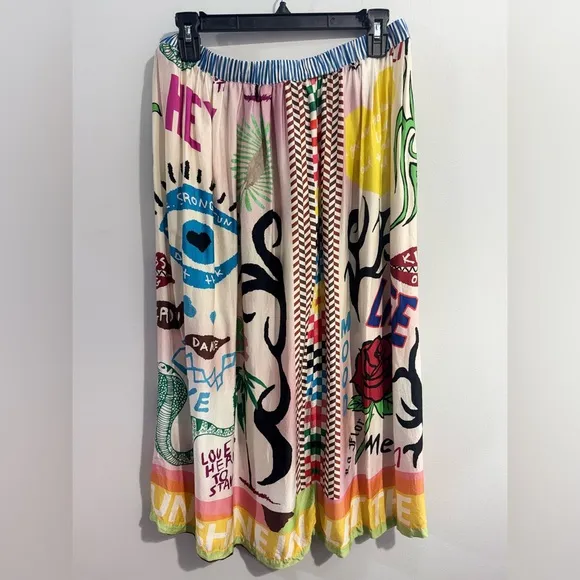 Me369 Alexa Printed Skirt Womens Size M/L