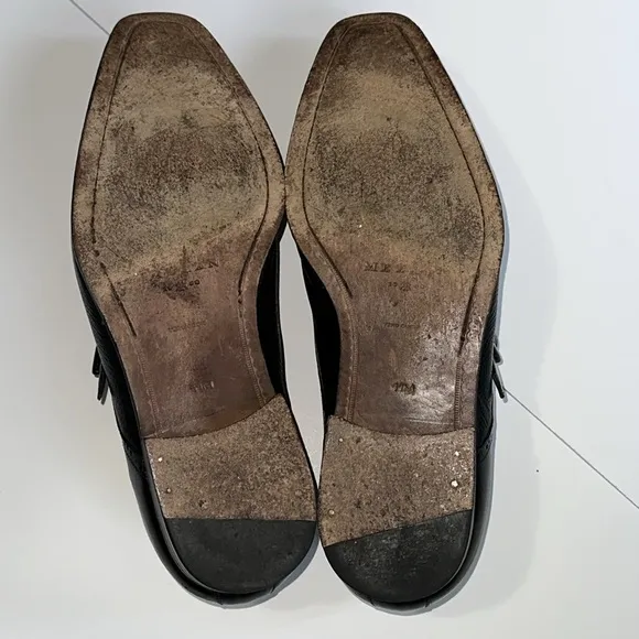 Median Phoenix Handmade Monk-strap Loafer Deer Skin Calf Skin  19132  Size 11M