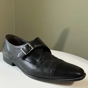 Median Phoenix Handmade Monk-strap Loafer Deer Skin Calf Skin  19132  Size 11M