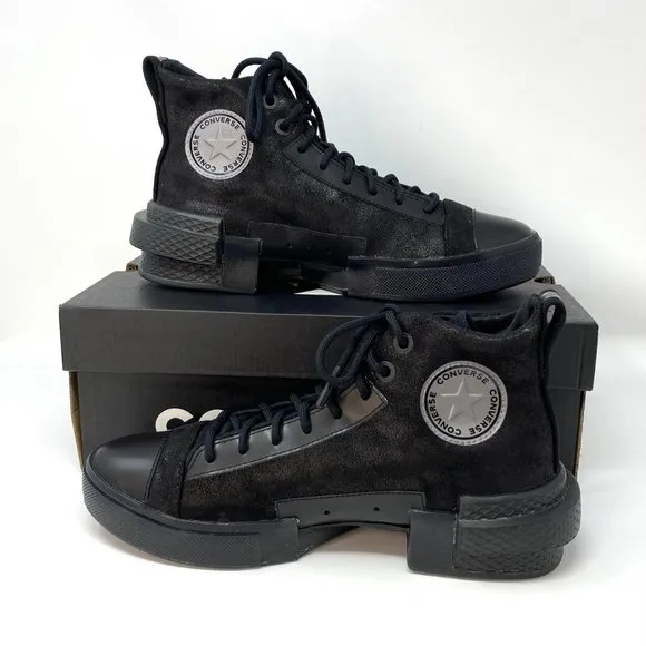 💖MEGA SALE💖Converse 169459C ALL STAR DISRUPT CX High Suede Canvas Black Women