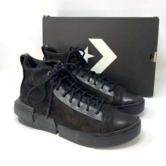 💖MEGA SALE💖Converse 169459C ALL STAR DISRUPT CX High Suede Canvas Black Women