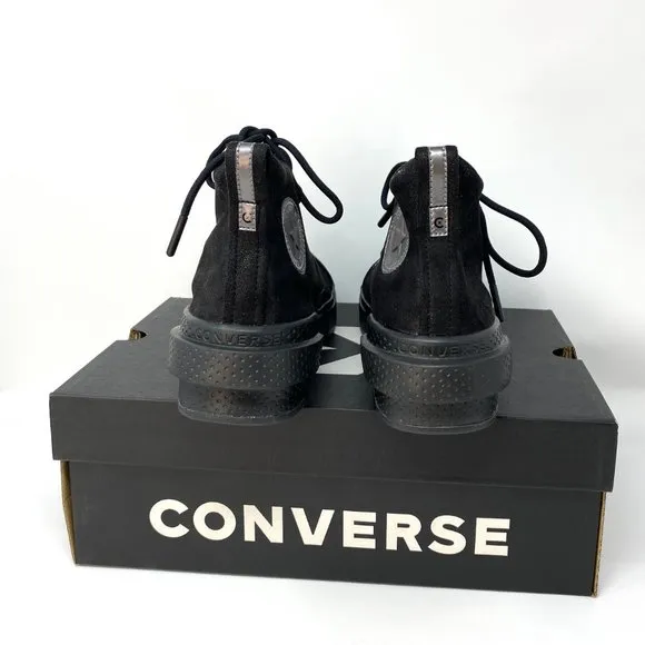 💖MEGA SALE💖Converse 169459C ALL STAR DISRUPT CX High Suede Canvas Black Women