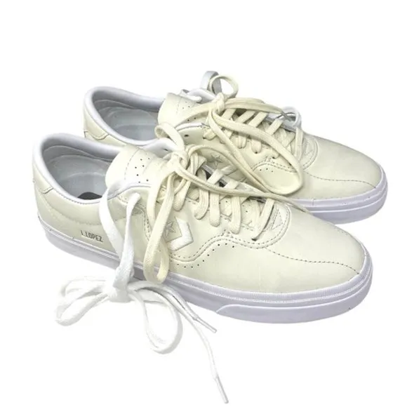 💖MEGA SALE💖Converse Louie Lopez Pro Low Top White Women Leather Shoes 170500C