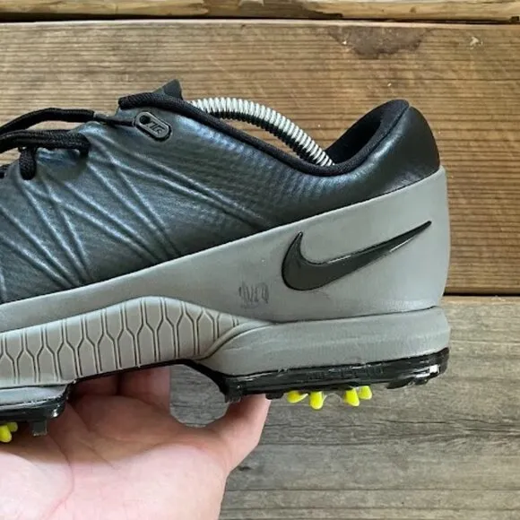 Men Nike Air Zoom Attack Black Volt Green Golf Shoes