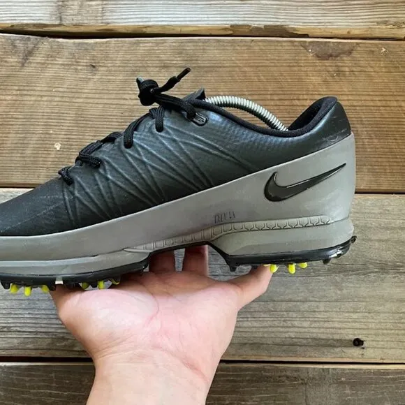 Men Nike Air Zoom Attack Black Volt Green Golf Shoes
