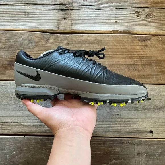 Men Nike Air Zoom Attack Black Volt Green Golf Shoes
