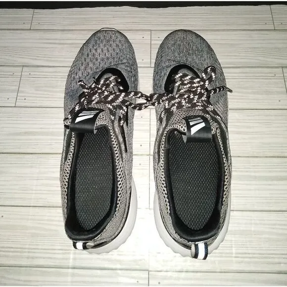 Men’s Adidas Alpha 3 Bounce Size: 9½ Grey Black Jogging Running Sneakers