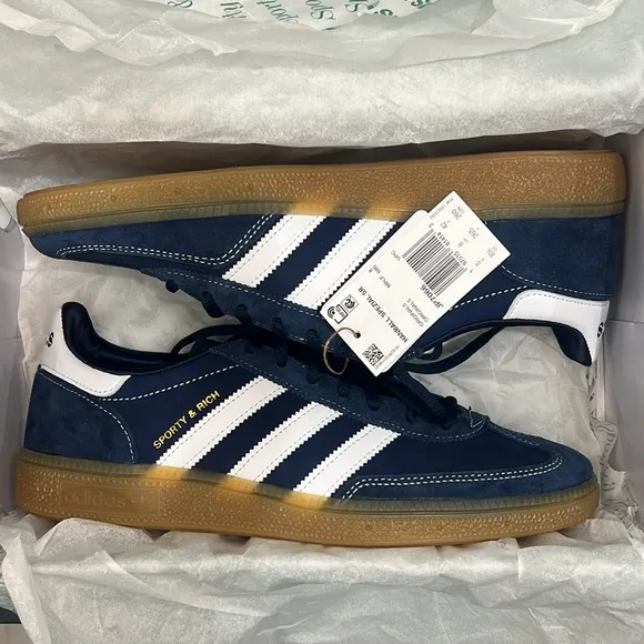 MENS Adidas Sporty &amp; Rich Men's Navy Blue Sneakers unisex