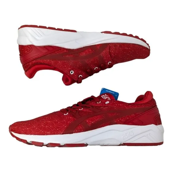 Mens Asics Gel Kayano Trainer EVO Red Sneakers Shoes Size 11