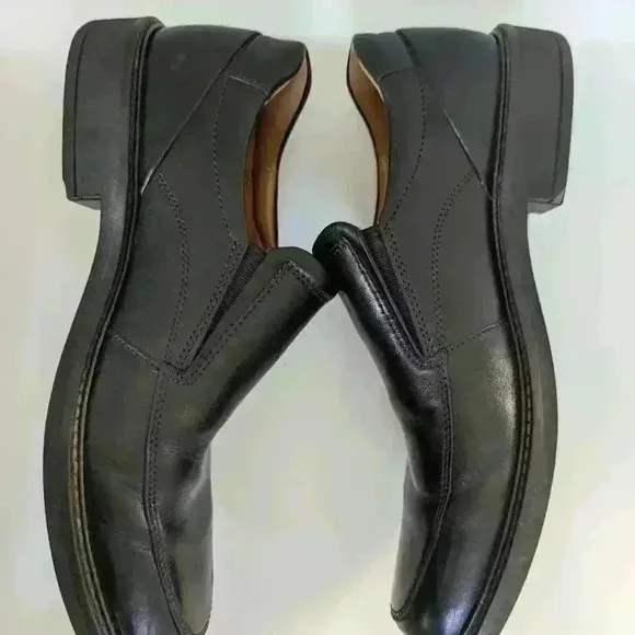 Men's Black Ecco Holton Slip On Shoes Size 7