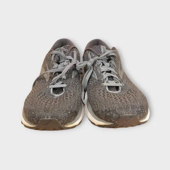 Mens Brooks GHOST Gray Running Shoes Sneakers Size 11.5 WIDE (2E)