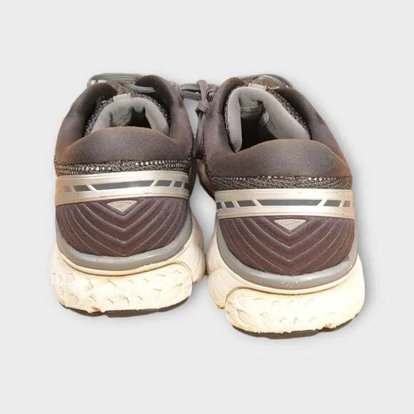 Mens Brooks GHOST Gray Running Shoes Sneakers Size 11.5 WIDE (2E)